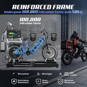Vélo électrique innovant à pneus larges, idéal pour les trajets urbains, pour hommes et femmes, prêt pour la montagne et les sentiers. - Product Image 5