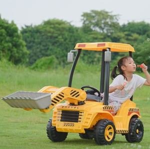 Aman pendidikan anak-anak listrik berkendara pada sekop pemuat tegangan rendah peringatan kemasan kustom OEM - Product Image 2