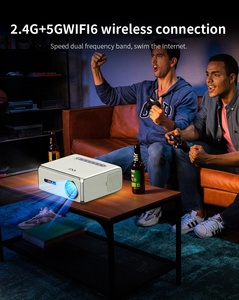 Projecteur portable HD 4K intelligent à mise au point automatique et correction trapézoïdale, système Android 9, puce MTK 9269, résolution native 1080P, idéal pour la maison et l'hôtel – Prix direct usine - Product Image 2