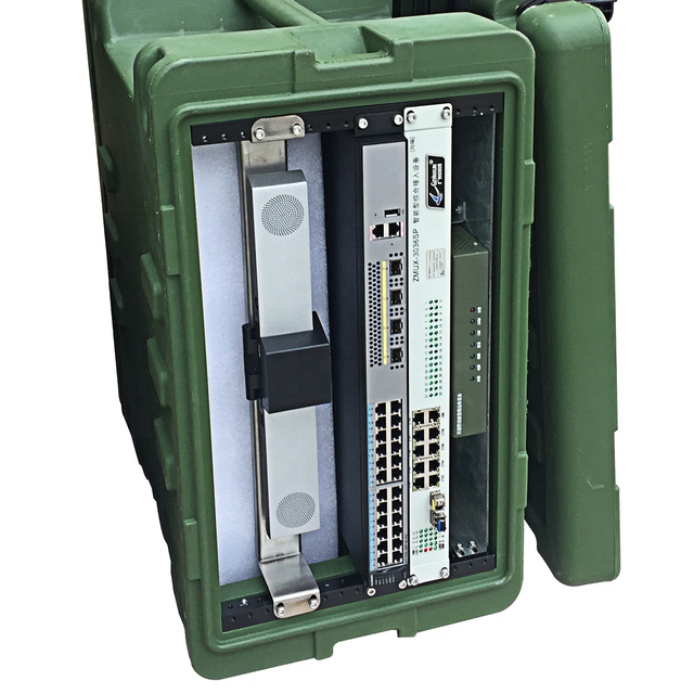 Tricases RJ6U 19 Inch Simple Rack Case 6u Hard Plastic Shockproof for Flight Rack case