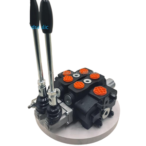 Válvula de Control Direccional Hidráulica Manual de 2 Bobinas Huamao 90L/min |   Garantía de 1 año |   Fabricante Directo de Fábrica - Product Image 1