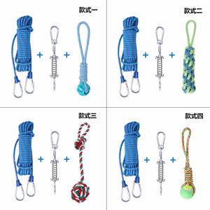 Nuevo perro al aire libre Bungee Solo juguete colgante Tether Tug of Ball <span class=keywords><strong>Juguetes</strong></span> Para <span class=keywords><strong>Pitbull</strong></span> pequeños grandes masticadores agresivos <span class=keywords><strong>perros</strong></span> para hacer ejercicio - Product Image 6