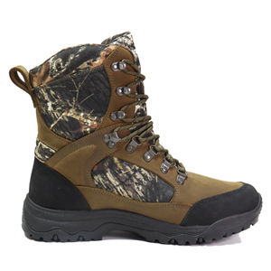 OEM ODM personnalisé de haute qualité en cuir véritable imperméable mi <span class=keywords><strong>chasse</strong></span> <span class=keywords><strong>bottes</strong></span> en caoutchouc pour hommes imperméable Camouflage <span class=keywords><strong>bottes</strong></span> tactiques pour hommes - Product Image 5