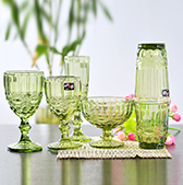Verres à vin rétro en verre de 17 cm, motif diamant, capacité 320 ml, couleurs unies, logo personnalisé, pour mariage, décoratifs, fabriqués à la machine, vente en gros