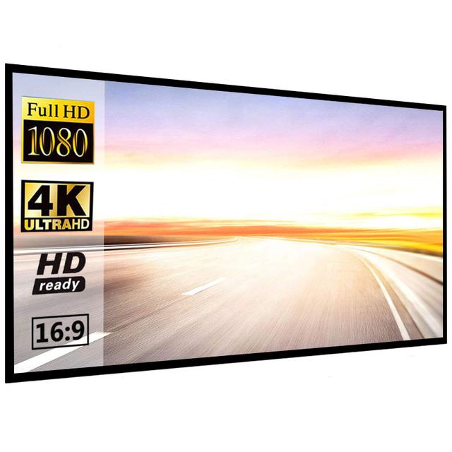 Hot Selling Salange 100 120 Inch Projector Screen Portable Outdoor Movie for Home Theater Projector