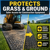 Tapis de protection du sol robuste et résistant aux UV 1220x2440mm en HDPE haute résistance avec service de découpe pour la protection des pelouses