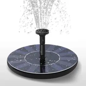 Mini fontana solare piscina stagno cascata fontana decorazione giardino all'aperto bagno di uccelli fontana ad energia solare acqua galleggiante