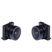 Objectif CCTV grand angle à mise au point fixe JSD1822 1,38 mm F/2,2 résolution VGA avec monture M12 pour capteur 1/4'' caméra de sécurité/maison intelligente