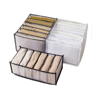 Boîte <span class=keywords><strong>de</strong></span> rangement <span class=keywords><strong>en</strong></span> Nylon lavable et pliable, 7 grilles, <span class=keywords><strong>organisateur</strong></span> <span class=keywords><strong>de</strong></span> vêtements <span class=keywords><strong>en</strong></span> <span class=keywords><strong>maille</strong></span> pliable pour pantalons et Leggings - Product Image 1
