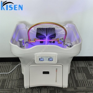 เฟอร์นิเจอร์สปาเคลื่อนที่ Kisen พร้อมถังเก็บน้ำและเครื่องทำความร้อน - อ่างสระผมแบบพกพาสำหรับร้านเสริมสวย บ้าน คลินิก โรงพยาบาล และร้านความงาม - Product Image 2