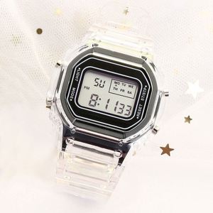 Reloj Digital LED Transparente de Moda, Relojes Deportivos Electrónicos Cuadrados para Mujer - Product Image 2