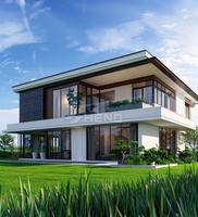Villa Prefabricada con Paneles Sándwich, Casa Prefabricada Residencial, Apartamento, Hotel, Diseño Contemporáneo, Certificación ISO CE