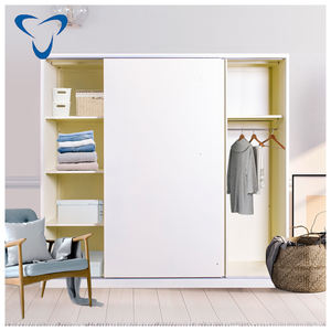 Home Furniture Factory Metal Family Couple Clothes Cabinet Kids Children Baby Storage Cupboard Steel Wardrobe Wall Closet