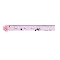 Règle droite pliable créative Kawaii 15 cm en plastique, forme patte de chat mignonne, papeterie pour écolières, fabriquée en Chine, modèle R0026