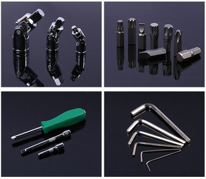 151pcs ổ cắm thiết lập sửa chữa xe công cụ Ratchet mô-men xoắn cờ lê Combo công cụ <span class=keywords><strong>Kit</strong></span> tự động sửa chữa Bộ công cụ - Product Image 5