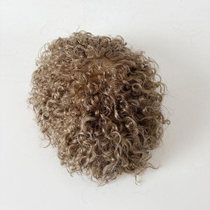 0.04mm <b>Mens</b> Full Pu V Loop Human Hair <b>Wigs</b> Male Toupee Piece Hair System Hair <b>for</b> Best Price Good Quality Cut Hairstyle #7ASH - Product Image 4