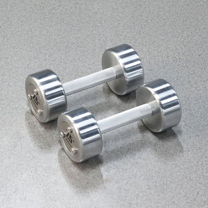 Smartfit Chất lượng cao cứng Chrome quả tạ đặt Chrome quả tạ 2.5kg-100kg 5lb-220lb kích thước đầy đủ thép quả tạ của trọng lượng miễn phí - Product Image 4