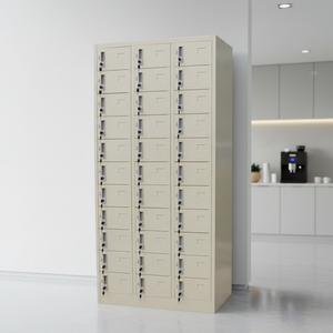 Casier métallique public verrouillable à plusieurs portes pour vestiaire de gym, casier en acier pour bureau, école, sacs de travail, bagages, colis - Product Image 4