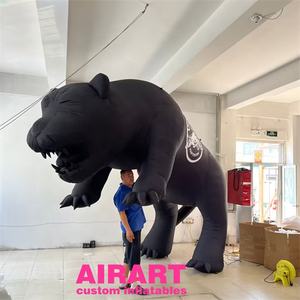 Ballon gonflable animal Panthère Noire, Léopard Noir géant gonflable pour décoration <span class=keywords><strong>de</strong></span> fête sur le thème des animaux <span class=keywords><strong>de</strong></span> la forêt - Product Image 3