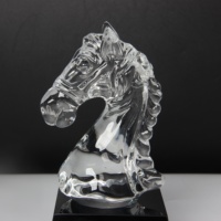 Trophée en cristal, ornements d'animaux, cheval, cadeaux d'affaires, artisanat, souvenir, décoration de salon