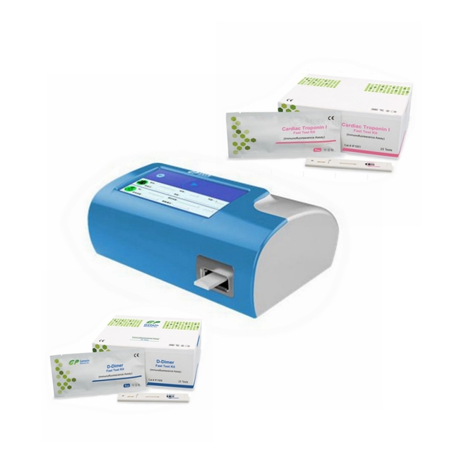 Blood Test Laboratory Equipment CTnI / HbA1c / D-Dimer / T3 T4 / TSH/ BNP GP Getein 1100 Hormone Analyzer Dry Poct Analyzer