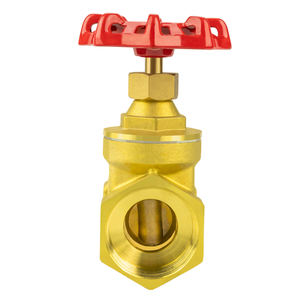 TMOK Yuhuan Factory DN50 <span class=keywords><strong>2</strong></span> "Zoll 16 bar Absperr schlepp ventil Messing hülsen schieber mit rotem Rad griff - Product Image 3