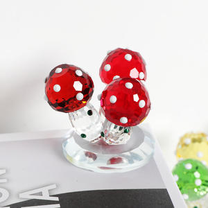 <b>Crystal</b> Figurines Glass Mushroom Vegetable Collectible Table Party Decoration Decoration <b>Ornaments</b> Home Decor - Product Image 4
