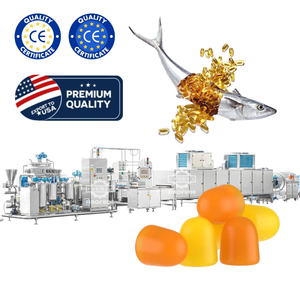 Đầy Đủ Tự Động Dầu Cá <span class=keywords><strong>Gummy</strong></span> Bổ Sung Dây Chuyền Sản Xuất Omega-3 Gummies Làm Máy Nhà Máy Giá - Product Image 1