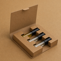 Coffret de flacons de parfum multi-senteurs, boîte d'essai de parfum, collection d'échantillons miniatures pour la présentation de cadeaux et la démonstration de la marque