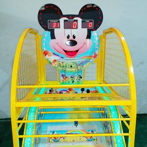 Machine d'arcade de basket-ball à monnayeur pour enfants, design <span class=keywords><strong>Mickey</strong></span>/Panda, pour parc d'attractions - Product Image 5