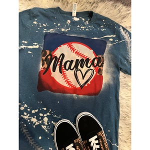 Maglietta da Baseball sbiancata TD per gli appassionati di Baseball e gli appassionati di abbigliamento