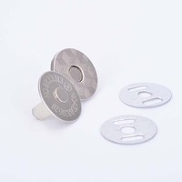Sac à main magnétique fin et résistant, boutons à pression de bonne qualité, boucle pour vêtements, portefeuille 14mm 18mm, vente en gros,