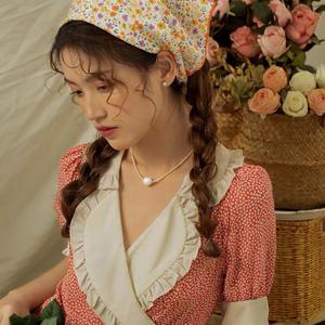 <b>Edison</b> Baroque Pearl Necklace for Women Natural Champagne Pink Zircon Luxurious Clavicle Chain Chic Neck Chain <b>Light</b> Luxury - Product Image 3