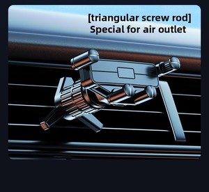 Support de téléphone <span class=keywords><strong>pour</strong></span> grille d'aération de <span class=keywords><strong>voiture</strong></span>, bec d'aigle, bras long extensible 720 °   Support de téléphone rotatif à verrouillage par gravité, silencieux et anti-vibrations - Product Image 6