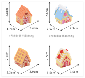 ของตกแต่งจิ๋ว 3 มิติ งานฝีมือ ของขวัญ ของประดับตกแต่งสวนจิ๋ว ขนมหวาน โซดา บิสกิต วาฟเฟิล ครีม <span class=keywords><strong>เค้ก</strong></span> บ้านขนม ของเล่นเรซิ่นขนาดเล็ก ของตกแต่งบ้านตุ๊กตา - Product Image 2