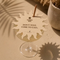 Set de table en carton jetable, écologique, pour la maison et la salle à manger