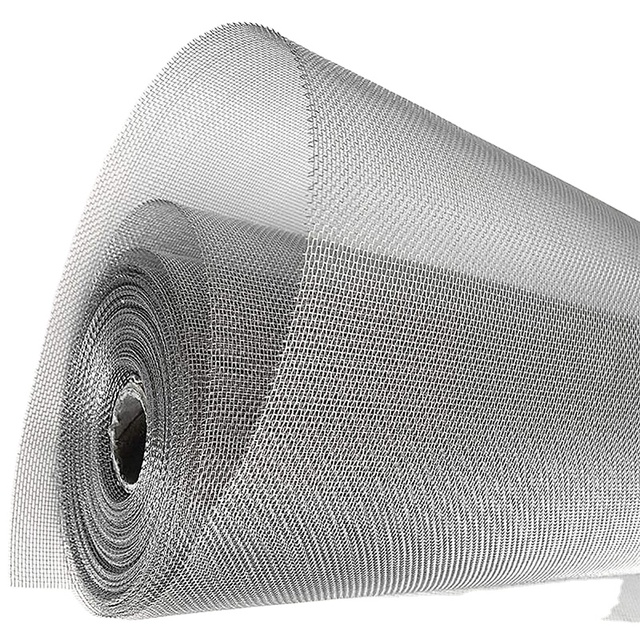 Factory Direct Insect Proof 304 Stainless Steel Woven Window Screen Net Wire Mesh