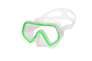 หน้ากากดำน้ำสำหรับเด็ก, หน้ากากดำน้ำแบบไม่มีกรอบป้องกันฝ้า, เลนส์เดี่ยวขนาดเล็กพร้อมสายรัดซิลิโคนสำหรับการว่ายน้ำสำหรับเด็ก - Product Image 5