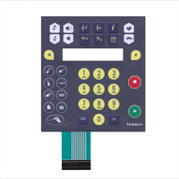 Teclado de interruptor de membrana de retroiluminación RGB a todo color de alta calidad personalizado