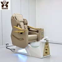 Fauteuil de pédicure électrique, station de massage et de pédicure, fauteuil de spa pour les pieds inclinable avec jets à bulles pour salon de beauté des ongles