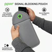 Pochette magnétique en néoprène PPWR avec verrouillage RFID, sac de sécurité pour smartphone avec serrure à broche dissimulée pour réunions à lycée