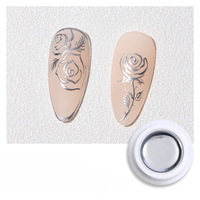 YSHINE OEM vernis à ongles en gel de haute qualité argent miroir chrome métallique peinture à ongles vernis en gel