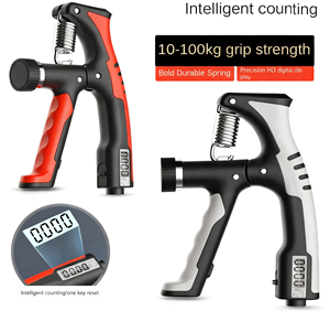 JEYORK - Manivela Ajustable Profesional de TPR+ABS+Acero, 100 kg, Agarre de Brazo Libre, Conteo Inteligente, Entrenamiento de Muñeca - Product Image 3