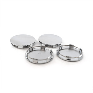 VICTOR <span class=keywords><strong>Cache</strong></span>-moyeux de roue de voiture en ABS noir poli de haute qualité, 56 mm et 65 mm, pour montage universel - Product Image 3