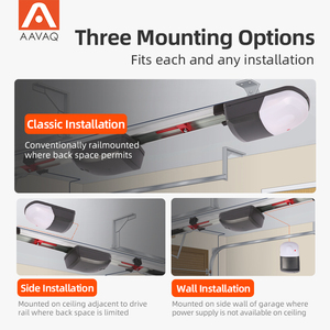 AAVAQ S12/600 Ouvre-<span class=keywords><strong>porte</strong></span> <span class=keywords><strong>de</strong></span> <span class=keywords><strong>garage</strong></span> électrique inclinable et intelligent au design moderne - Product Image 5