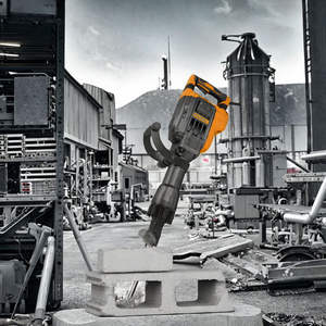 <span class=keywords><strong>Marteau</strong></span>-<span class=keywords><strong>piqueur</strong></span> industriel 3500W haute puissance, démolisseur de béton électrique, perceuse à percussion, ensemble avec batterie 6.0Ah, outil de démolition - Product Image 4