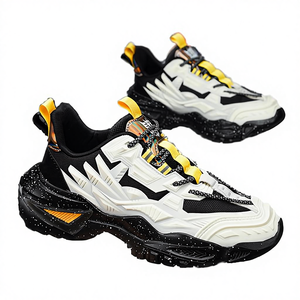 Zapatillas Deportivas Negras para Hombre con Suela Gruesa, Ligeras, Antideslizantes, para Tenis, Entrenamiento, Verano y Otoño, de Alta Calidad, Estilo Casual - Product Image 4