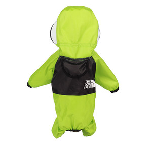 클래식 강아지 애완 동물 비옷 올 시즌 PU 방수 애완 동물 대형 개 옷 레인 코트 - Product Image 4