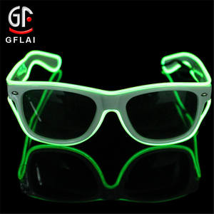 Lunettes LED pour Fêtes, Monture Ronde Multicolore Rechargeable pour Adultes et Adolescents, Mariages, Remises de Diplômes, Soirées Dansantes, Fournitures en Gros, Cadeau - Product Image 2