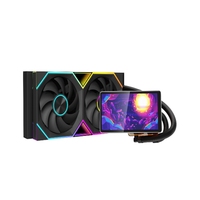 Jungle Leopard Proflow 240/360 Écran LCD magnétique 5,5 pouces 90 ° /180 ° /270 °   Refroidisseur de processeur intelligent à eau rotative 320W TDP